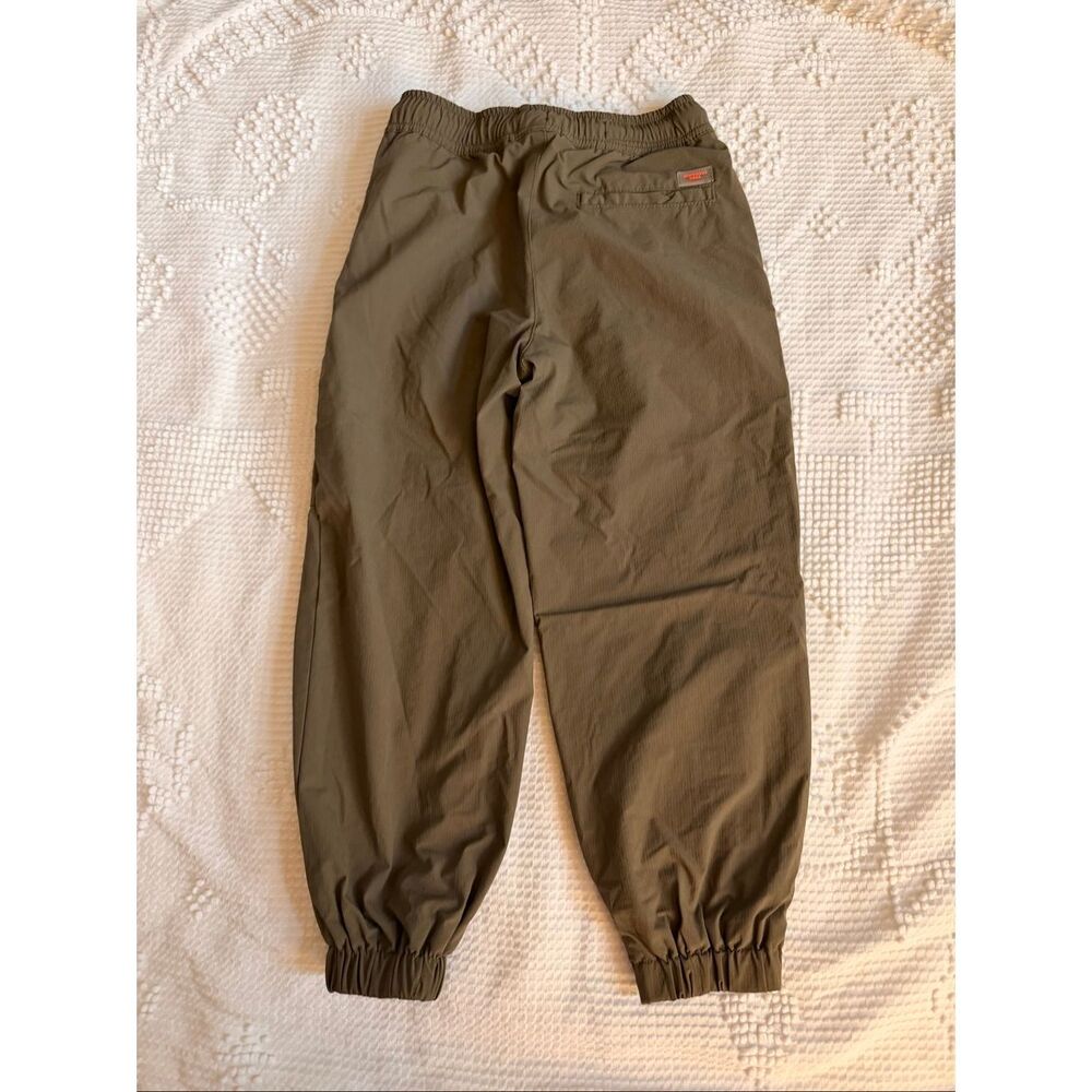 Zara Boys Olive Lined Jogger Pants Size 6 - Picture 4 of 6